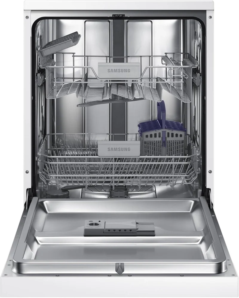 - Lavavajillas de libre instalación, SAMSUNG DW60M6040FW 13cubiertos A++ con Función Higiene [Clase de eficiencia energética D]