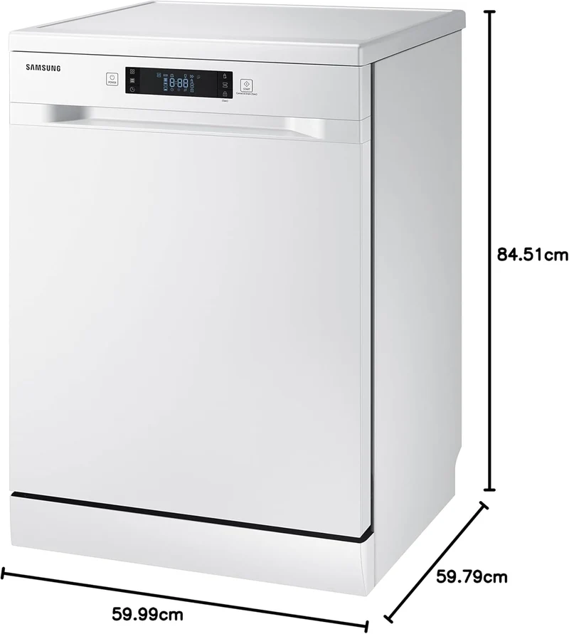 - Lavavajillas de libre instalación, SAMSUNG DW60M6040FW 13cubiertos A++ con Función Higiene [Clase de eficiencia energética D]