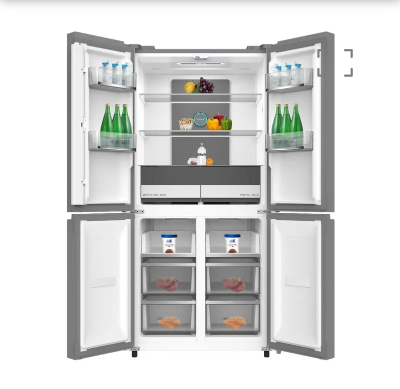 FRIGORIFICO AMERICANO VOK 4 PUERTAS INVERTER EVR-474MNEI INOX.