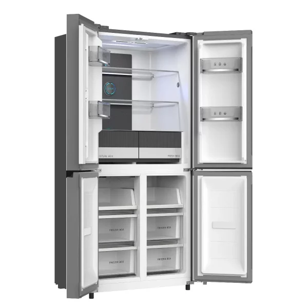 FRIGORIFICO AMERICANO VOK 4 PUERTAS INVERTER EVR-474MNEI INOX.