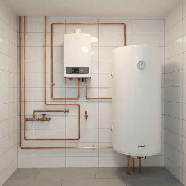 Interacumulador Mural IDROGAS CELSIOR ICVR · 80–150 L · Vitrificado · Serpentín · Resistencia Eléctrica · ErP C