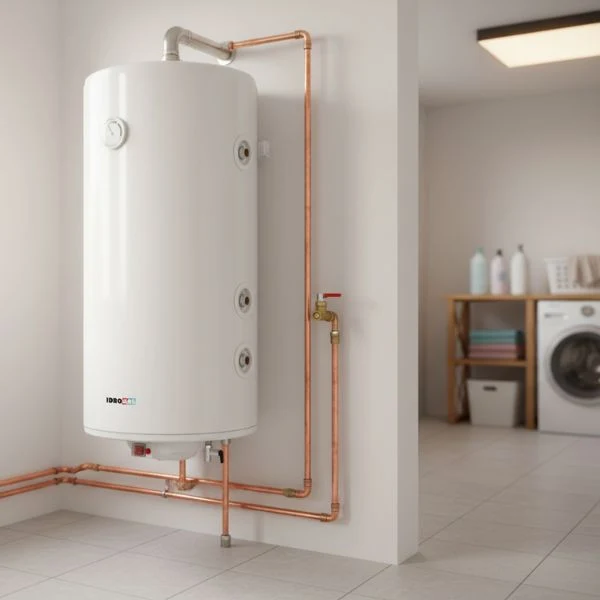 Interacumulador Mural IDROGAS CELSIOR ICVR · 80–150 L · Vitrificado · Serpentín · Resistencia Eléctrica · ErP C