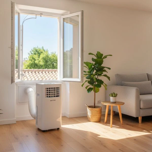 BRITEC ELEGANCE 09A/A – 12A/BC · Aire Acondicionado Portátil · WiFi · R290 · 9.000 / 12.000 BTU · Deshumidificador