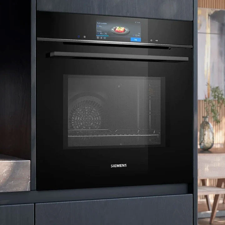 Siemens HM778GMB1 · Horno Combi con Microondas · Pirolítico · TFT Touch Pro · Home Connect · 60×60 cm Negro