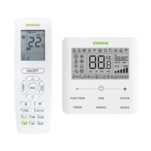 Cassette EKOKAI Serie FGW · Inverter R32 · A++ · Flujo 360º · WiFi · 5–16 kW · Oficinas y Comercios