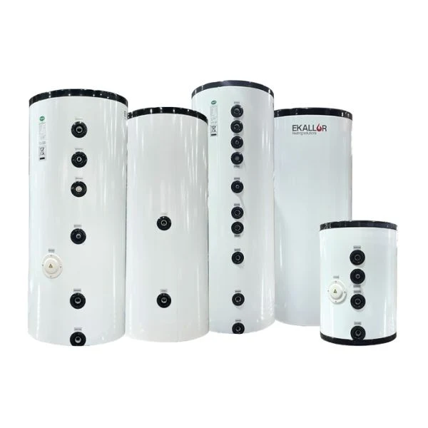 Depósitos de Inercia y Acumulación EKALLOR · 50–300 L · Acero Inox SUS304 · Aislamiento Alta Densidad