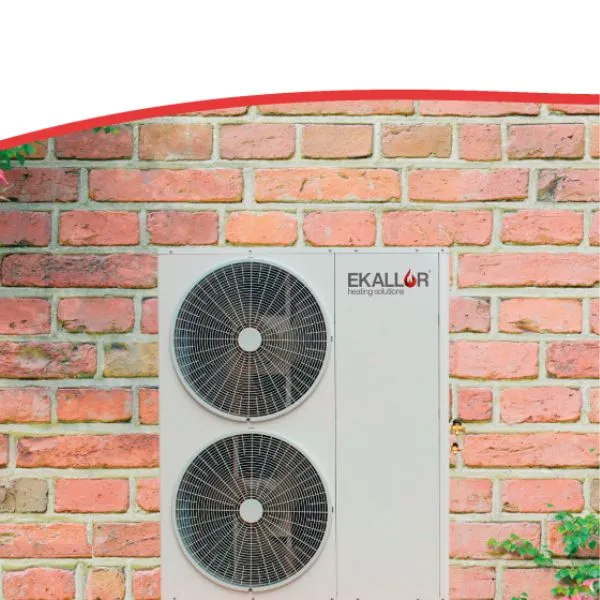 Bomba de Calor Aerotermia Split Inverter R410A · EK2‑9.56SP / EK2‑12.5SP · Calefacción Central · Compresor Panasonic