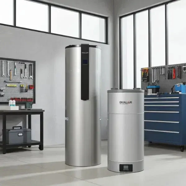 Aerotermo ACS EKALLOR 100–500 L con R290 y acumulador inox