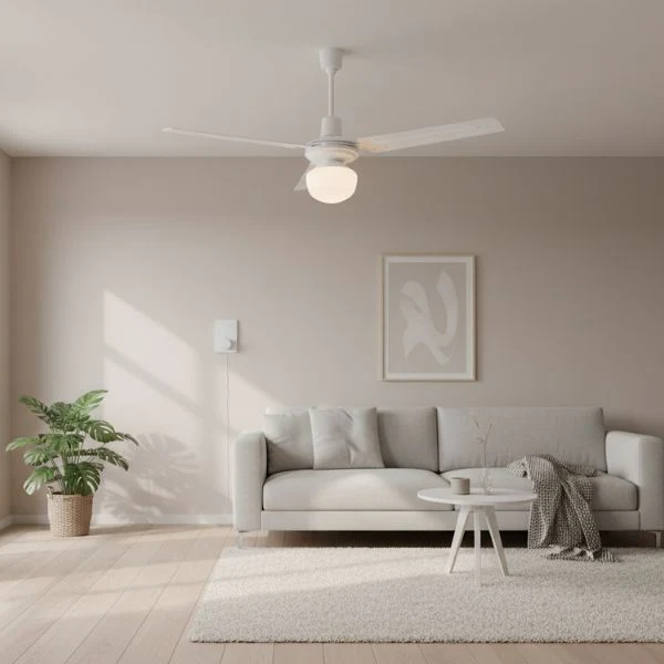 Ventiladores de Techo Serie CF MUNDOFAN · Ø120 cm con Luz · Ø140 cm · 3 Aspas · 5 Velocidades · Motor Silencioso