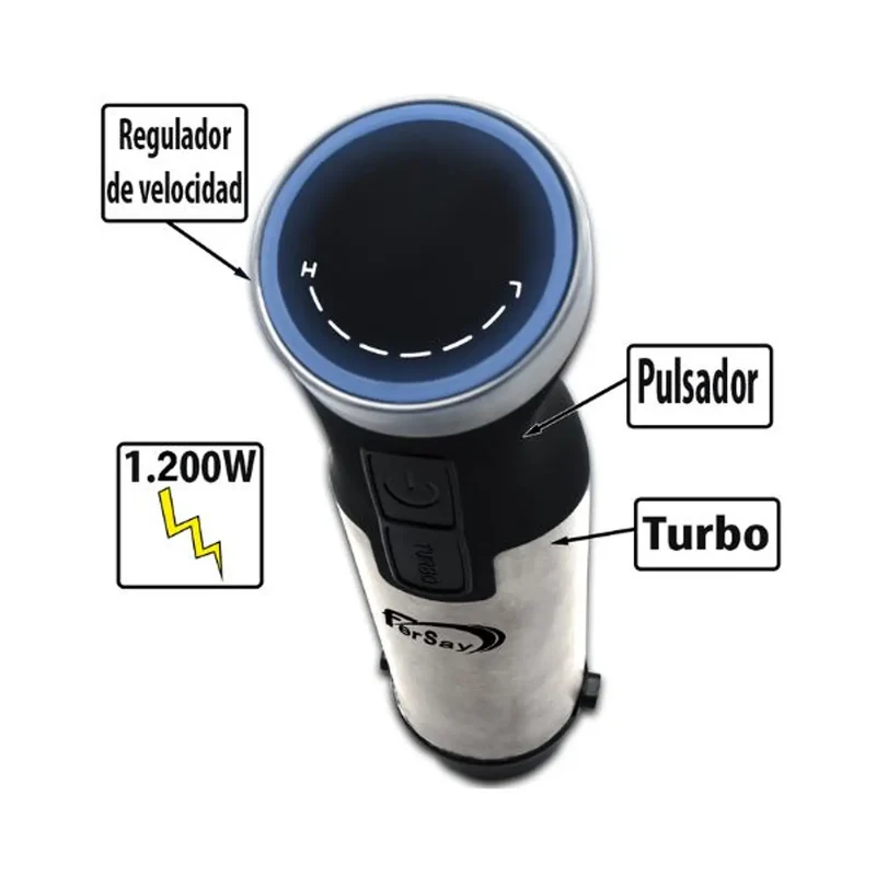 Fersay BTM2600 – Batidora de Mano 1200W | Potencia, Estilo y Versatilidad en tu Cocina