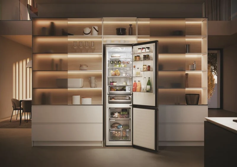 Frigorífico Combi HAIER HDPW5620DNPK 205x60X67 NOFROST INOX