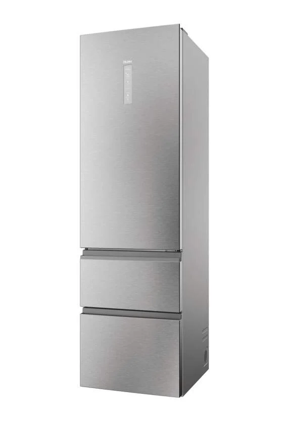 Frigorífico Combi Haier 3P HTW5620ENMG, 205x60cm, NOFROST, E, Inox,