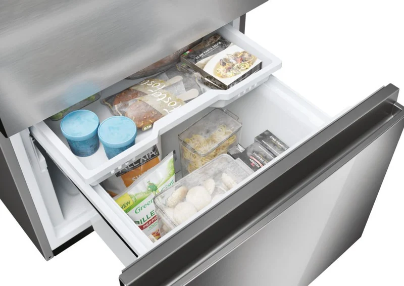 Frigorífico Combi Haier 3P HTW5620ENMG, 205x60cm, NOFROST, E, Inox,