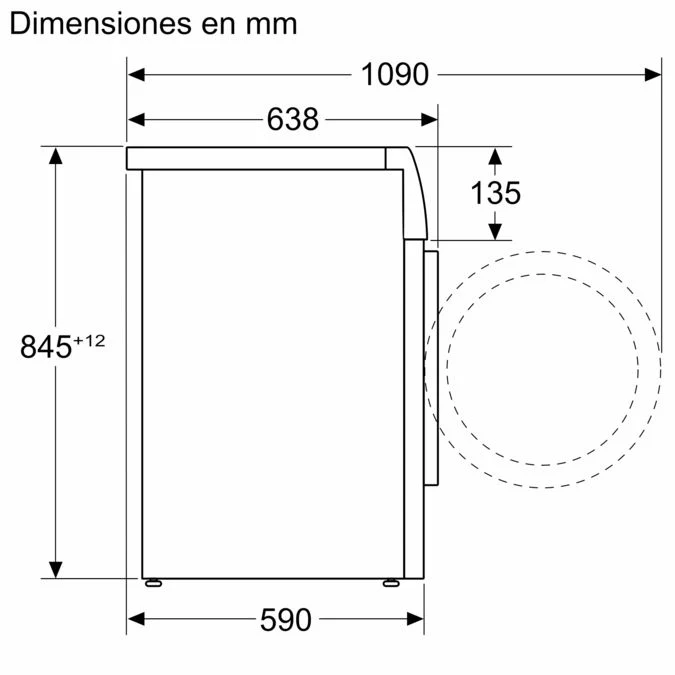 Lavadora OFERTA SIEMENS WG54B2A0ES 10 kg, 1400RPM CLASE A IQ700 (ÚLTIMA UNIDAD)