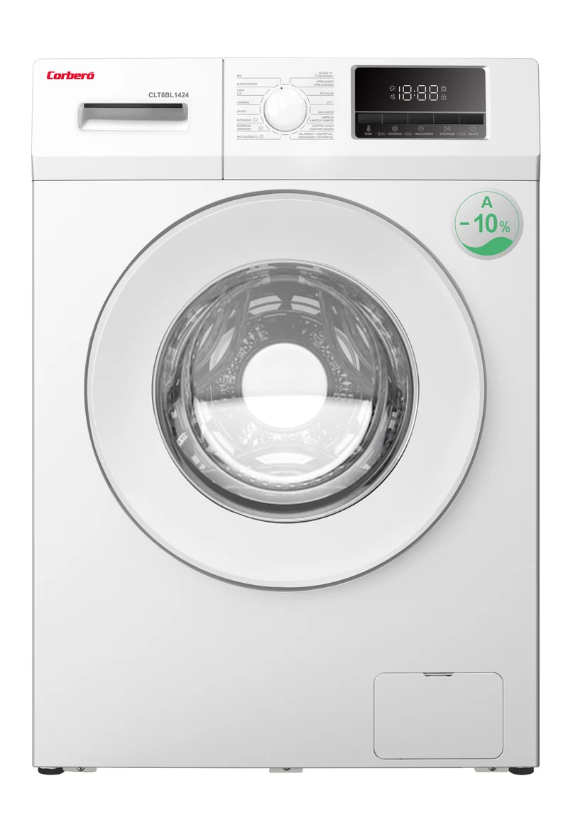 OFERTA LAVADORA CF CORBERO 8KG 1400RPM CLASE ENERGETICA A CLT8BL1424