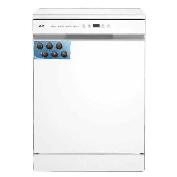 Lavavajillas OFERTA VOK EVD-14FCWAD: Eficiencia, capacidad para 14 cubiertos y 8 programas versátiles de lavado 3º Bandeja