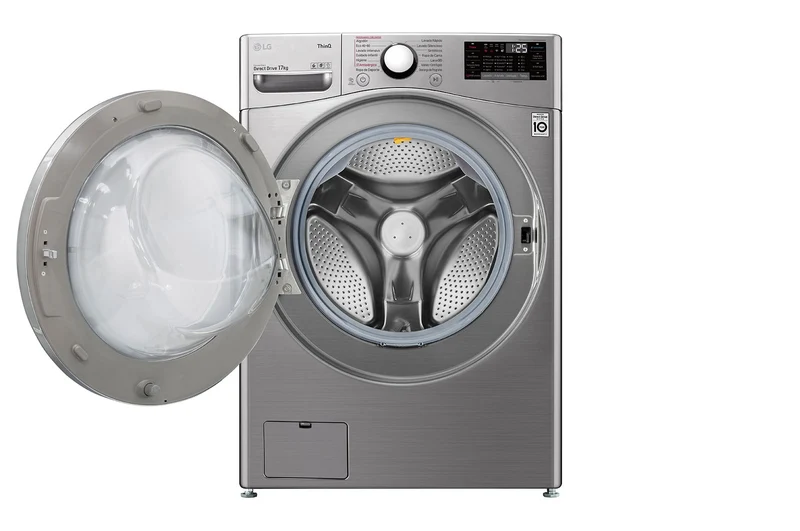 Lavadora LG F1P1CY2T, 17kg, 1200rpm, E,TURBOWASH STEAM INOX ANTIHUELLAS Serie XXL,