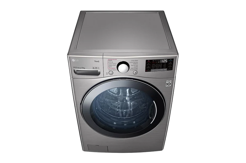 Lavadora LG F1P1CY2T, 17kg, 1200rpm, E,TURBOWASH STEAM INOX ANTIHUELLAS Serie XXL,