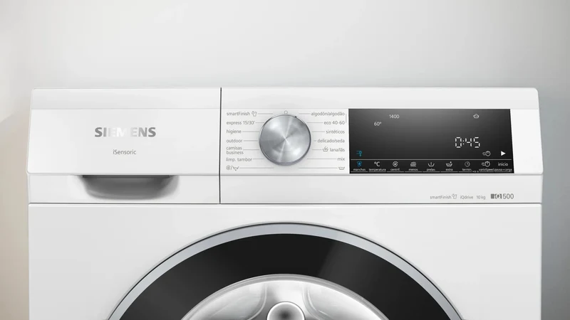 Lavadora carga frontal - SIEMENS WG54G2Z0ES ,10 kg, 1400RPM CLASE A QDRIVE