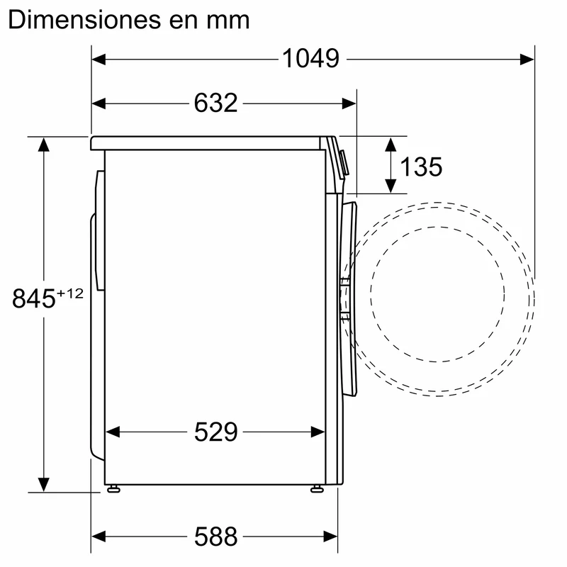 Lavadora carga frontal - SIEMENS WG54G2Z0ES ,10 kg, 1400RPM CLASE A QDRIVE