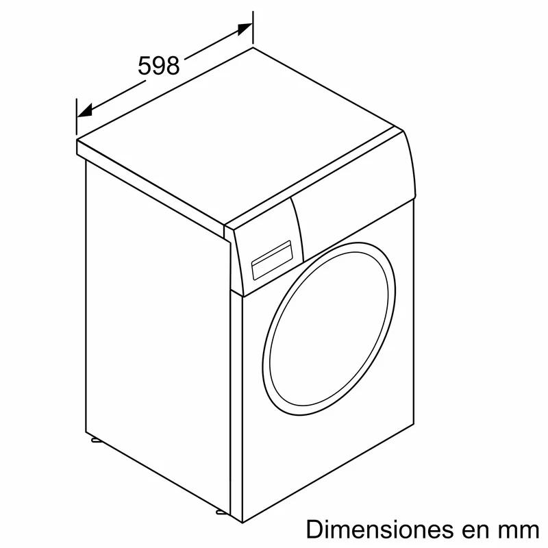 Lavadora carga frontal - SIEMENS WG54G2Z0ES ,10 kg, 1400RPM CLASE A QDRIVE