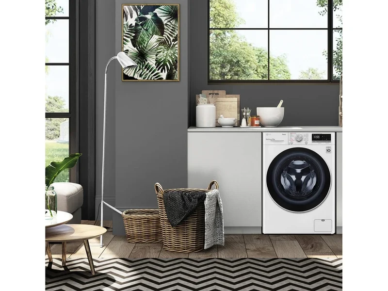 Lavadora LG F4WV5012S0W, 12kg, 1400rpm, B,INVERTER SERIE 500 AI Direct Drive