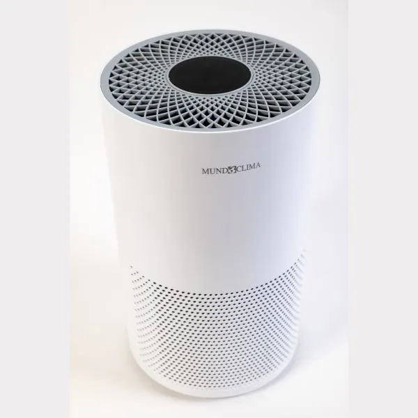 Purificadores de Aire MUNDOCLIMA Serie MU‑PUR EXCELLENCE · HEPA H13 · 200 / 400 / 600 · Hasta 60 m² · Ionizador & Touchless