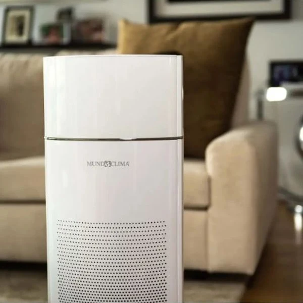 Purificadores de Aire MUNDOCLIMA Serie MU‑PUR EXCELLENCE · HEPA H13 · 200 / 400 / 600 · Hasta 60 m² · Ionizador & Touchless