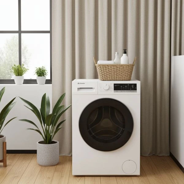 Lavadora DANUBIO120 12 Kg – Motor Inverter, 1.400 rpm, VapCare y Clase Energética A