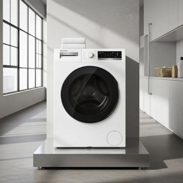 Lavadora DANUBIO120 12 Kg – Motor Inverter, 1.400 rpm, VapCare y Clase Energética A
