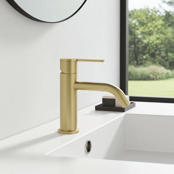 Grifo de Lavabo Monomando Nexus 70 mm 5 L/min – Acabados Cromado, Negro Mate, Gunmetal y Oro Cepillado