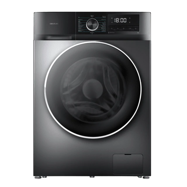 Lavadora carga frontal - Bolero DressCode 8500 Inverter Steel A Lavadora de 8 Kg inox, 1400 rpm, motor inverter plus, vapor, 16 programas, clase A y SteamMax.