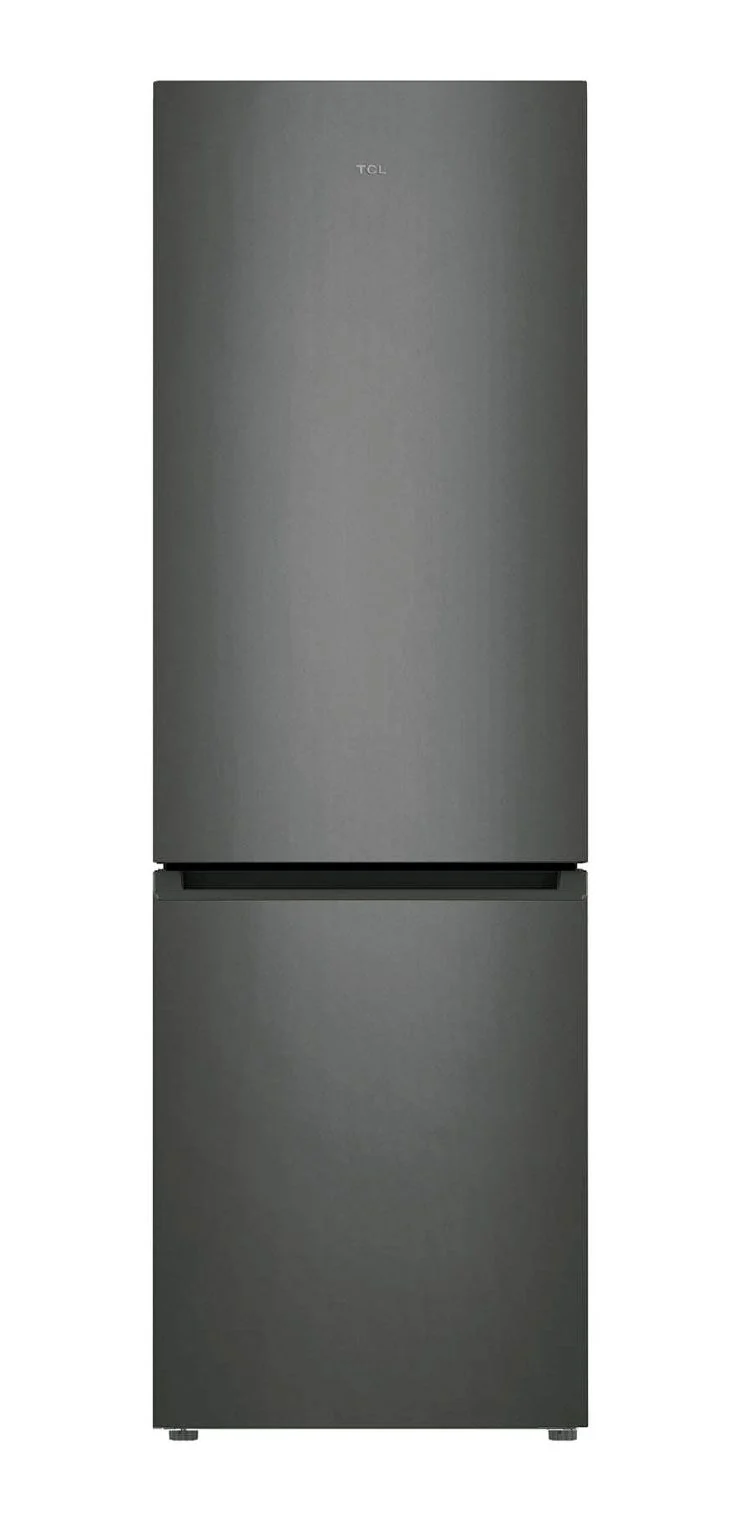 Frigorífico Combi TCL RF318BSE0, 185x60cm, E, TOTAL NO FROST, Quartz Gray INOX