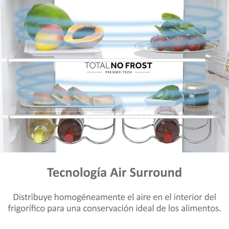 OFERTA FRIGORIFICO COMBI HAIER 3D NOFROST CRISTAL NEGRO 200,6 m x 70 cm HTW7720DNGB