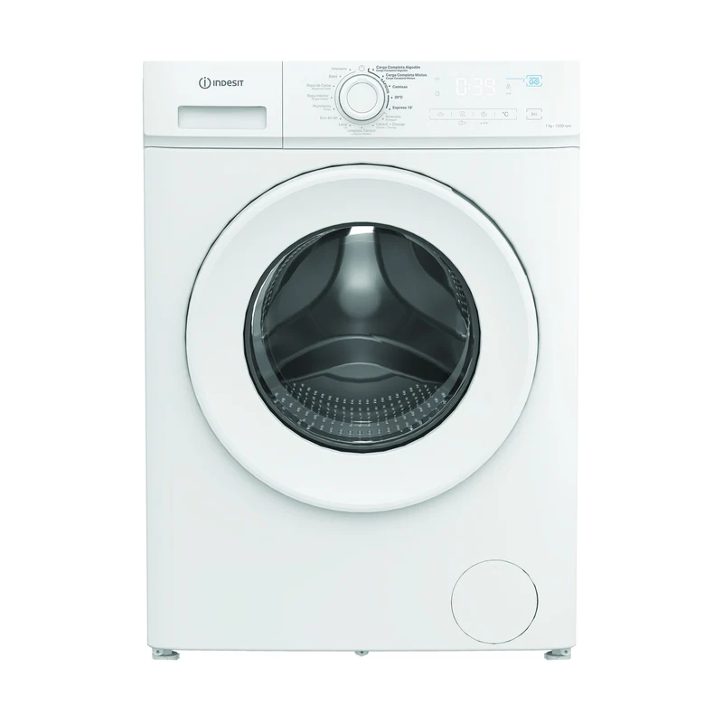 Lavadora INDESIT IMA752MYTIMESPT 7 kg de capacidad 1200 Rpm Clase B Display digital