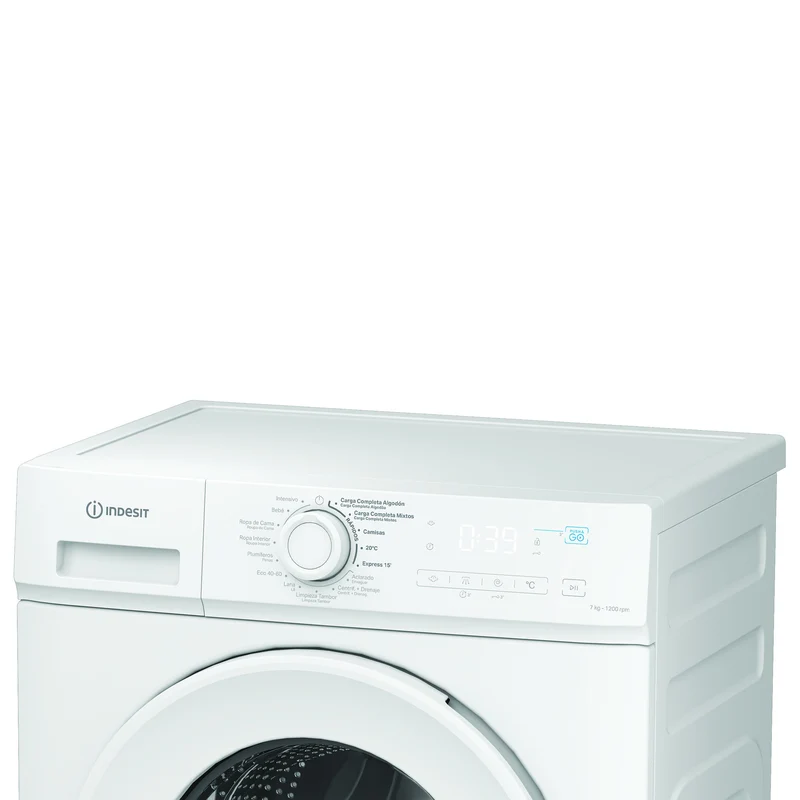 Lavadora INDESIT IMA752MYTIMESPT 7 kg de capacidad 1200 Rpm Clase B Display digital