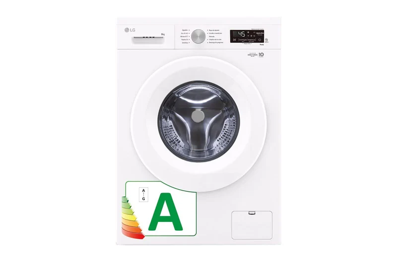 LAVADORA LG F4X1008NWH, 8kg, 1400rpm, A TAPA EXTRAIBLE