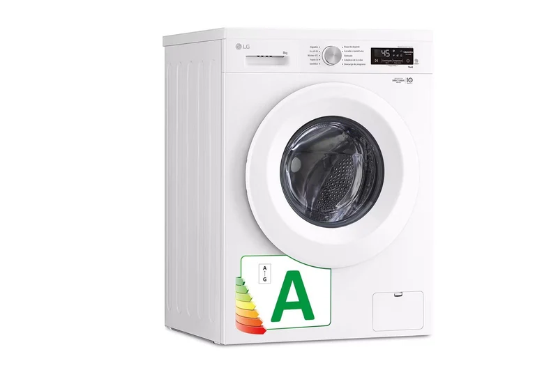 LAVADORA LG F4X1008NWH, 8kg, 1400rpm, A TAPA EXTRAIBLE