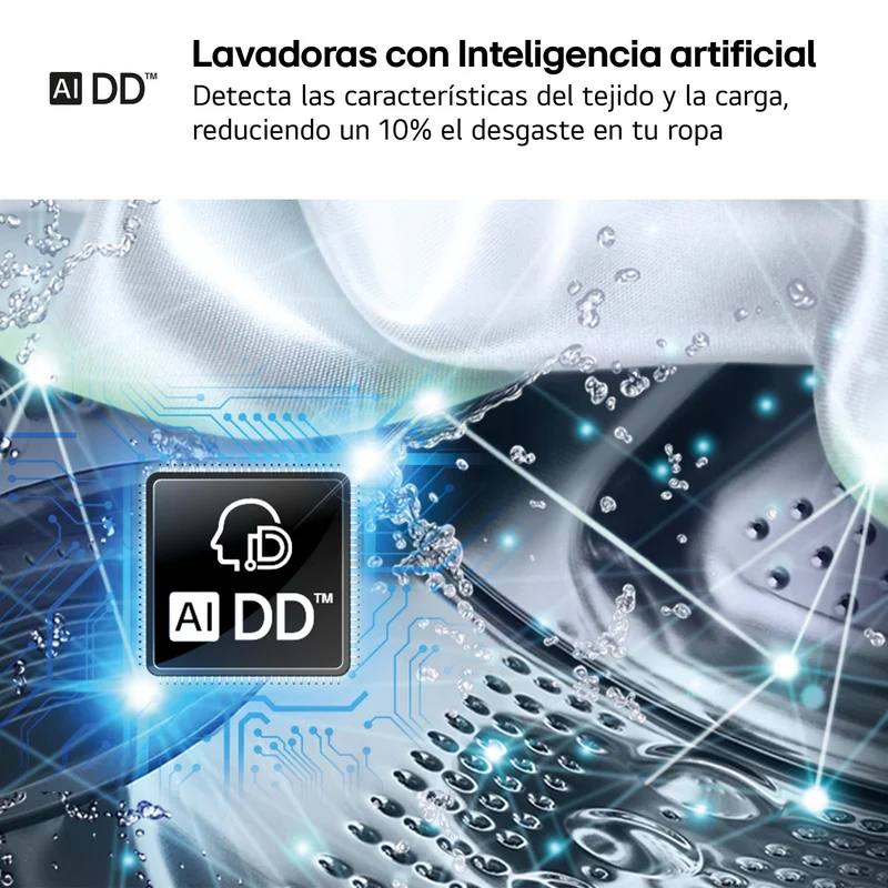 LAVADORA LG F0P3CYV2W 20KG 1000RPM TurboWash 360º Serie XXL CLASE B