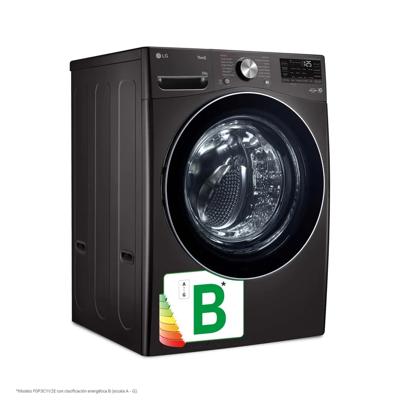 LAVADORA LG F0P3CYV2E 20KG 1000RPM INOX GRAFITO AIDD TW TurboWash 360º Serie XXL CLASE B