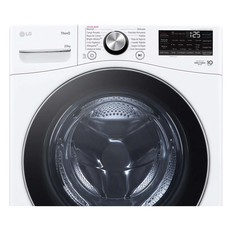 LAVADORA LG F0P3CYV2W 20KG 1000RPM TurboWash 360º Serie XXL CLASE B