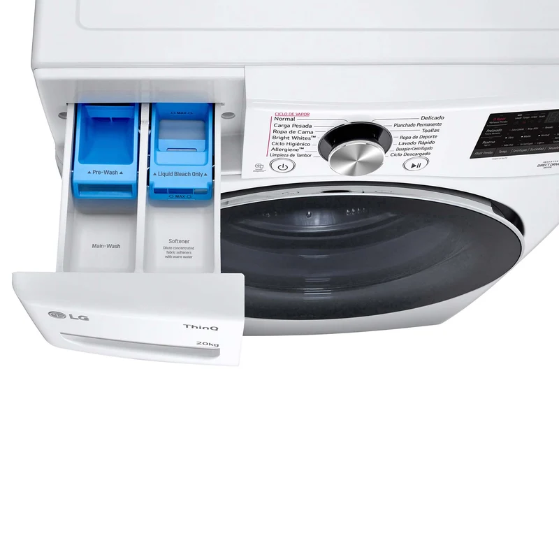 LAVADORA LG F0P3CYV2W 20KG 1000RPM TurboWash 360º Serie XXL CLASE B