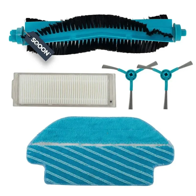 Kit de mantenimiento robot aspirador Cecotec Conga 3290, 3390, 3490, 3590, 3690 y 3790 5 piezas S0911