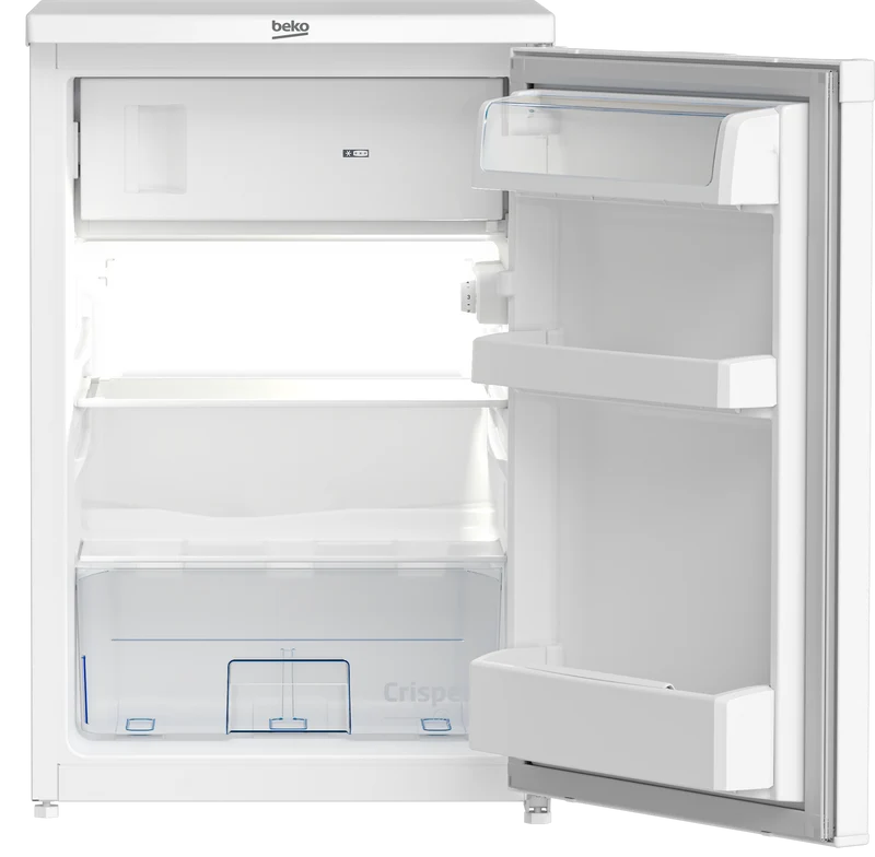 Frigorífico 1 puerta con congelador Beko TSE1284N, Blanco, 84x54 cm, F