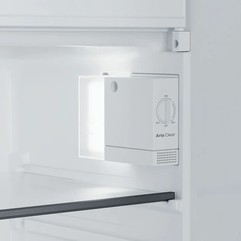 Frigorifico 1 puerta con congelador Nevera pequeña Candy CNOQ2S58EX City Fresco 300, Static Low frost, 85 cm, 129 l, Con congelador, Puerta reversible, Inox