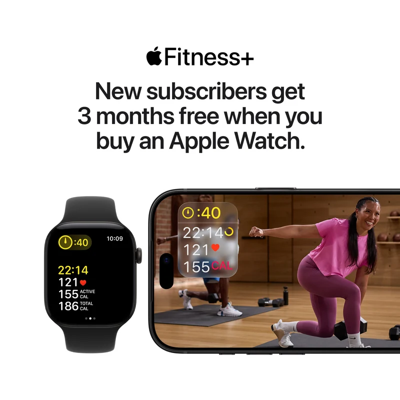 Apple Watch Series 12 GPS 46mm Light Gold Aluminium Case Sand Sport Band S/M