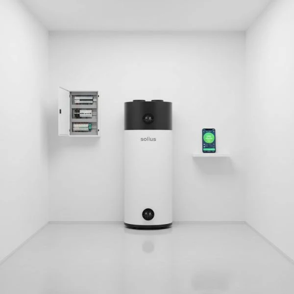 SOLIUS ECOTANK VITROPRO – Aerotermia Sanitaria A+++ con Depósito Vitrificado y WiFi