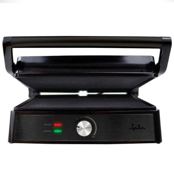 Grill Jata JEGR1913 INOX | Antiadherente PFOA Free | Cocina Saludable | Fácil Limpieza | Diseño Moderno