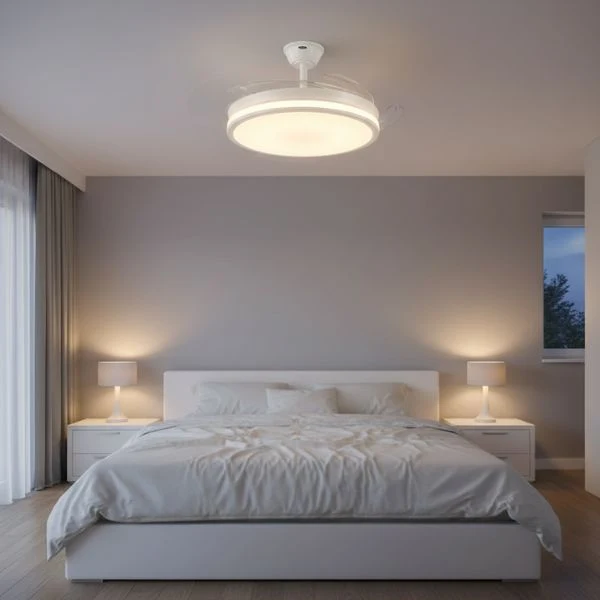 Ventilador Techo Escorpion Blanco | Motor DC Silencioso | Función Verano/Invierno | LED Regulable | Ahorro Energético