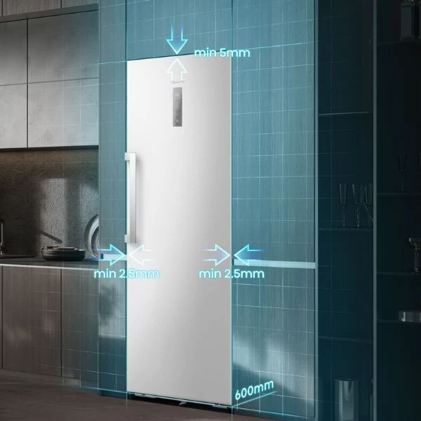 Frigorífico Hisense RL3K370SEWE1 Blanco | 186cm | Diseño Kitchen Fit | Iluminación LED | Silencioso 35dB